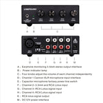 LINEPAUDIO B895 五聲道立體聲麥克風混音器 附耳機監聽功能