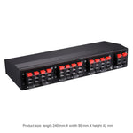 LINEPAUDIO B898 六路立體聲揚聲器／放大器比較器雙向選擇開關切換器