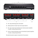 LINEPAUDIO B898 六路立體聲揚聲器／放大器比較器雙向選擇開關切換器