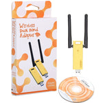 AC1200Mbps 2.4GHz & 5GHz 雙頻 USB 3.0 WiFi 轉接器，外接網卡，帶 2 根外置天線，AC1200Mbps USB 3.0