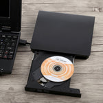 拉絲紋理 USB 3.0 彈出式行動外接 DVD-Rw DVD / CD 可重寫光碟機 外接 ODD 與 HDD 裝置，拉絲紋理 DVD(B)