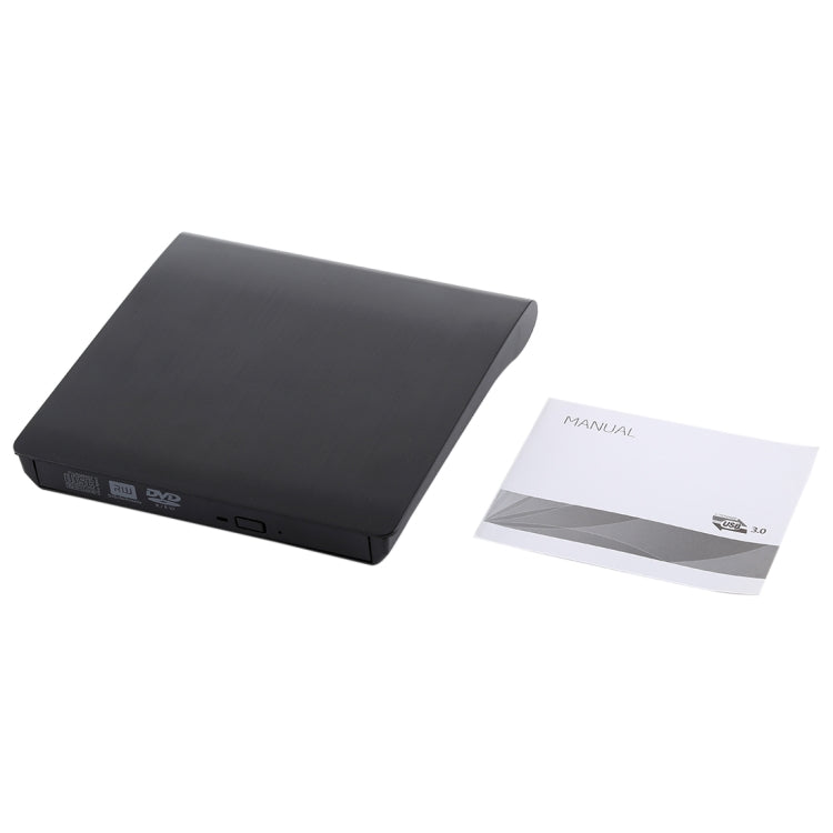 拉絲紋理 USB 3.0 彈出式行動外接 DVD-Rw DVD / CD 可重寫光碟機 外接 ODD 與 HDD 裝置，拉絲紋理 DVD(B)