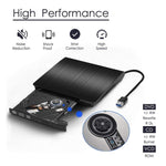 拉絲紋理 USB 3.0 彈出式行動外接 DVD-Rw DVD / CD 可重寫光碟機 外接 ODD 與 HDD 裝置，拉絲紋理 DVD(B)