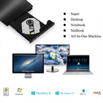 拉絲紋理 USB 3.0 彈出式行動外接 DVD-Rw DVD / CD 可重寫光碟機 外接 ODD 與 HDD 裝置，拉絲紋理 DVD(B)