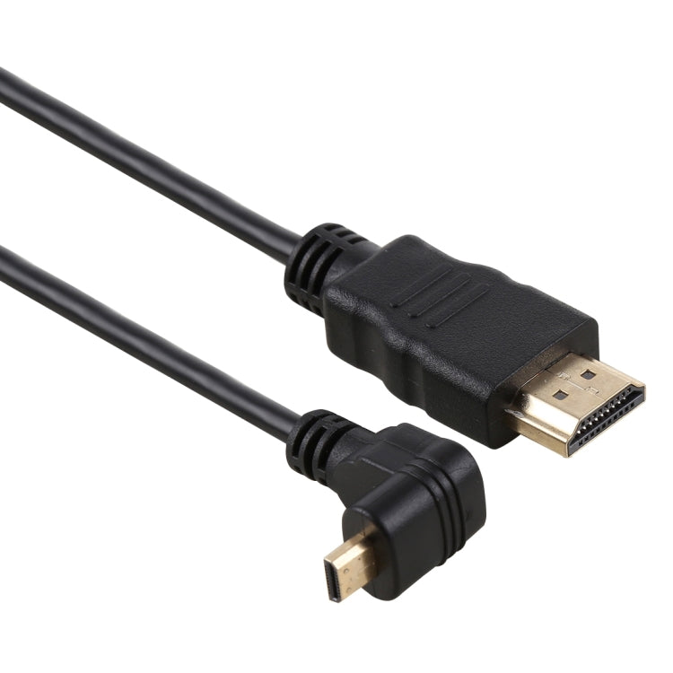 30公分 4K HDMI 公對 Micro HDMI 反角度公鍍金接頭轉接線，30公分反角度