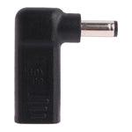 USB-C / Type-C 母頭轉 5.5 x 2.1mm 公頭彎頭轉接器，5.5 x 2.1mm 彎頭