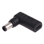 USB-C / Type-C 母頭轉 7.4 x 5.0mm 公頭彎頭轉接器，適用於 Dell 筆記型電腦，7.4 x 5.0mm 彎頭（Dell）