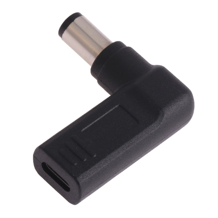 USB-C / Type-C 母頭轉 7.4 x 5.0mm 公頭彎頭轉接器，適用於 Dell 筆記型電腦，7.4 x 5.0mm 彎頭（Dell）