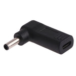 USB-C / Type-C 母對 4.5 x 3.0mm 公頭彎頭轉接器，4.5 x 3.0mm 彎頭黑色，4.5 x 3.0mm 彎頭藍色