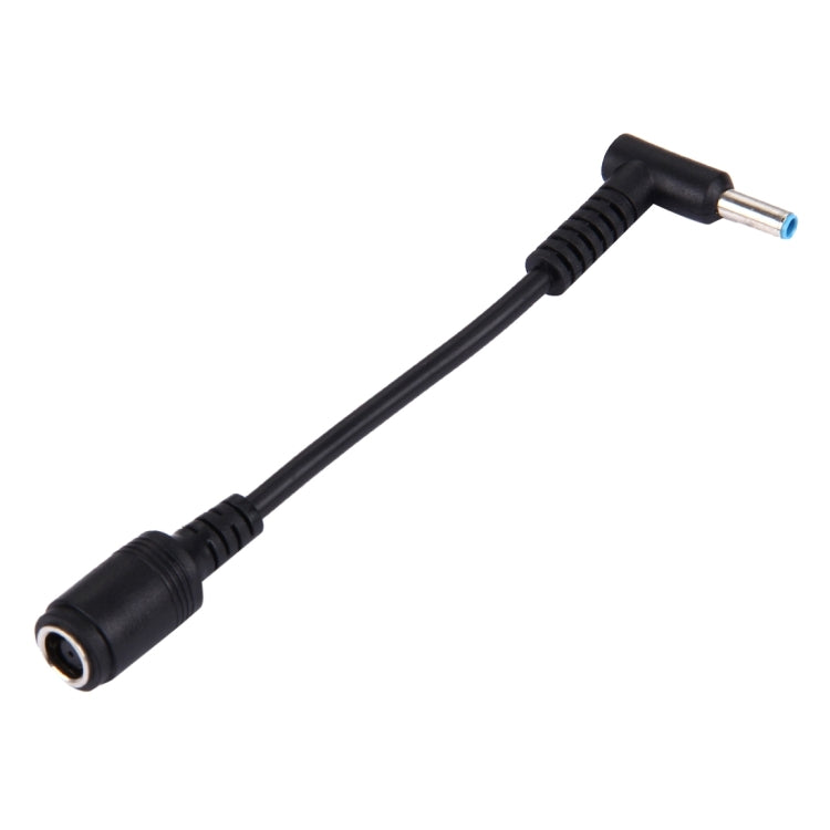 4.5 x 3.0mm 彎曲公頭轉 7.4 x 5.0mm 母頭介面電源轉接線，長度：10cm，4.5 x 3.0mm 彎曲公頭（長度：10cm）
