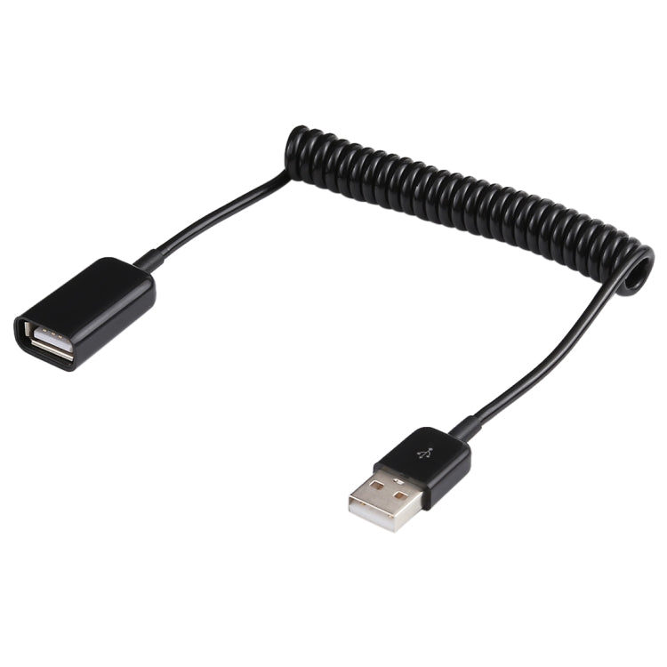 1m USB-A 公轉 USB-A 母彈簧捲線，AM 轉 AF，長度：1.0m