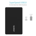 ORICO 2588US3 USB3.0 外接硬碟盒，適用 2.5 吋 SATA HDD / SSD 9.5mm 筆記型電腦
