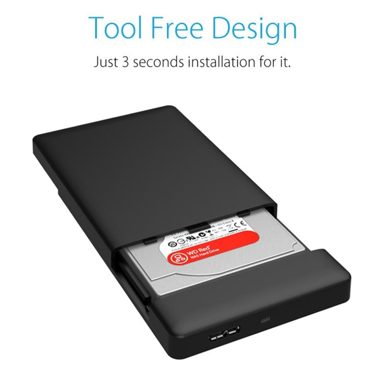ORICO 2588US3 USB3.0 外接硬碟盒，適用 2.5 吋 SATA HDD / SSD 9.5mm 筆記型電腦