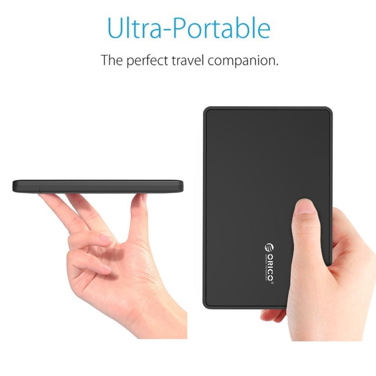 ORICO 2588US3 USB3.0 外接硬碟盒，適用 2.5 吋 SATA HDD / SSD 9.5mm 筆記型電腦