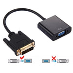 DVI-D 24+1 針公頭轉 VGA 15 針 HDTV 轉接器，DVI-D 24+1 針