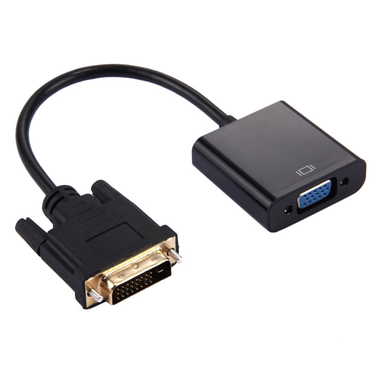 DVI-D 24+1 針公頭轉 VGA 15 針 HDTV 轉接器，DVI-D 24+1 針