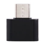 塑膠 USB-C / Type-C 公頭轉 USB 2.0 母頭 OTG 數據傳輸充電轉接器