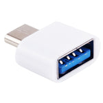 塑膠 USB-C / Type-C 公頭轉 USB 2.0 母頭 OTG 數據傳輸充電轉接器