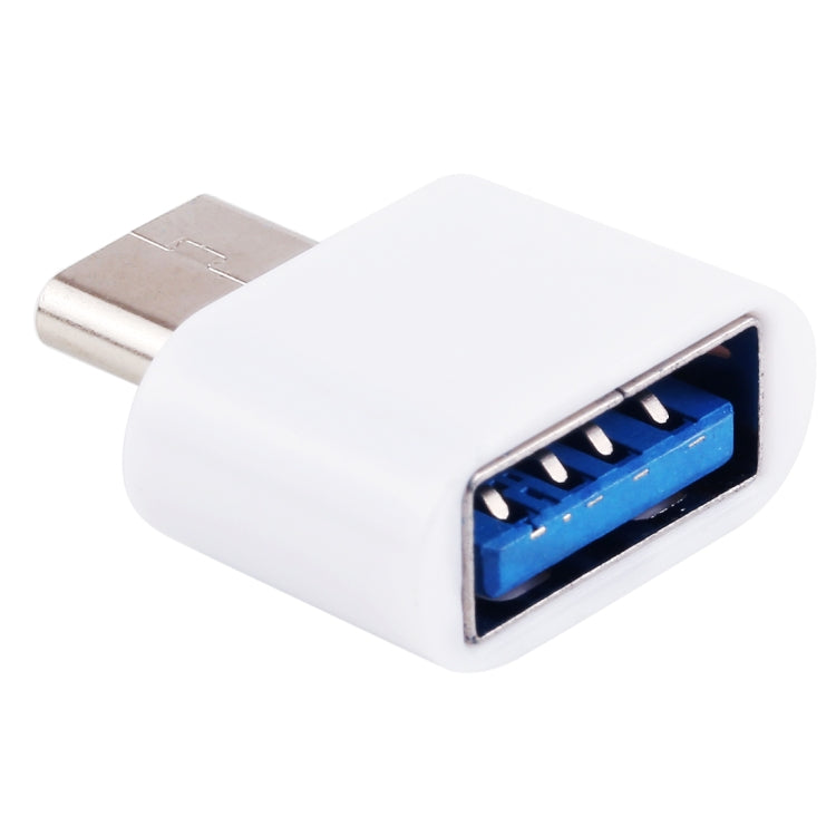 塑膠 USB-C / Type-C 公頭轉 USB 2.0 母頭 OTG 數據傳輸充電轉接器