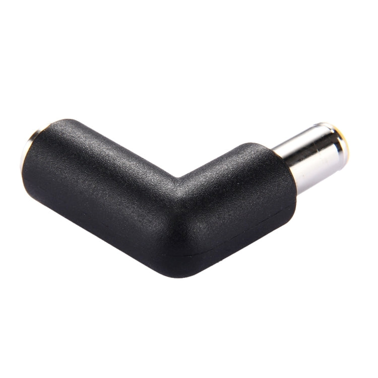 DC 4506 公頭轉 DC 7406 母頭連接器電源轉接器，適用 HP 筆記型電腦，90 度直角彎頭，DC7909 公頭轉母頭