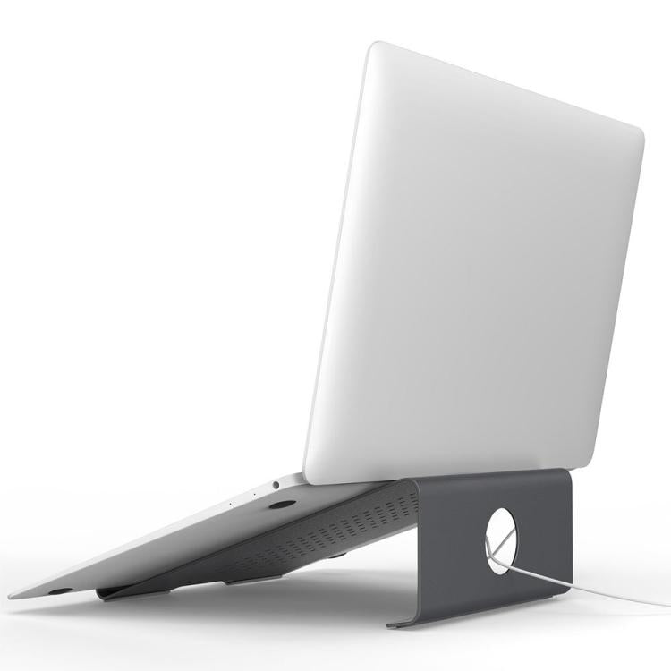 鋁製筆記型電腦散熱支架，適用於 Mac Air、Mac Pro、iPad 及其他 11-17 吋筆電，鋁製銀色支架、鋁製灰色支架、鋁製金色支架