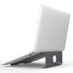 鋁製筆記型電腦散熱支架，適用於 Mac Air、Mac Pro、iPad 及其他 11-17 吋筆電，鋁製銀色支架、鋁製灰色支架、鋁製金色支架