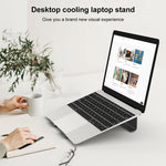 鋁製筆記型電腦散熱支架，適用於 Mac Air、Mac Pro、iPad 及其他 11-17 吋筆電，鋁製銀色支架、鋁製灰色支架、鋁製金色支架