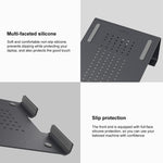 鋁製筆記型電腦散熱支架，適用於 Mac Air、Mac Pro、iPad 及其他 11-17 吋筆電，鋁製銀色支架、鋁製灰色支架、鋁製金色支架