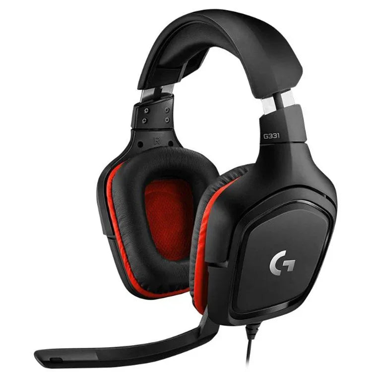 Logitech G331 Dolby 7.1 環繞聲立體聲摺疊降噪競技遊戲耳機，G331