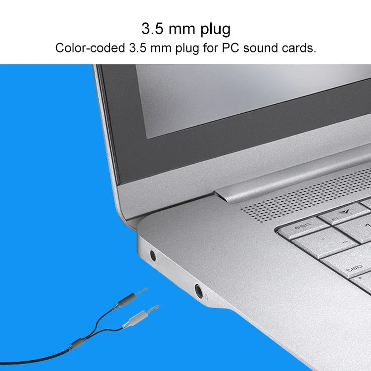 羅技 H110 雙 3.5mm 音頻插頭立體聲耳機，H110
