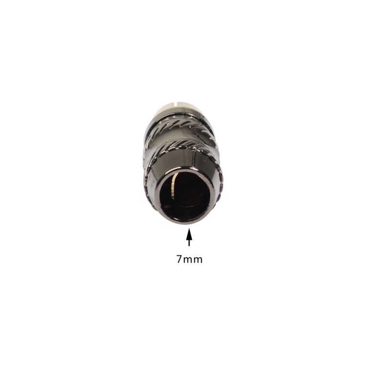 REXLIS TR026 2 個 RCA 公頭插頭音頻插孔鍍金轉接器，適用 DIY 音頻線和視頻線，RCA 公頭