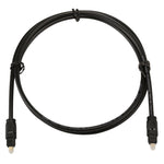 EMK 1 米 OD4.0mm Toslink 公對公數位光纖音頻線，長度：1 米