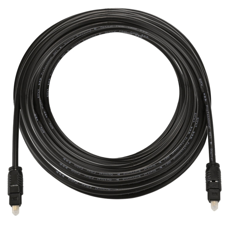 EMK 5米 OD4.0毫米 Toslink 公對公數位光纖音頻線，長度：5米