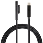 USB-C / Type-C 轉6針磁吸公頭筆記型電腦電源充電線，適用微軟 Surface Pro 7 / 6 / 5，線長：約1.5米，適用微軟 Surface Pro 7 / 6 / 5