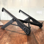 NEXSTAND 筆電高度延伸支架，折疊便攜電腦散熱支架，尺寸：27x3.9x3.6cm