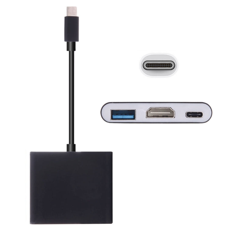 USB-C / Type-C 3.1 公頭轉 USB-C / Type-C 3.1 母頭及 HDMI 母頭及 USB 3.0 母頭轉接器，Type-C+USB+HDMI (J)、Type-C+USB+HDMI (G)、Type-C+USB+HDMI (B)、Type-C+USB+HDMI (S)