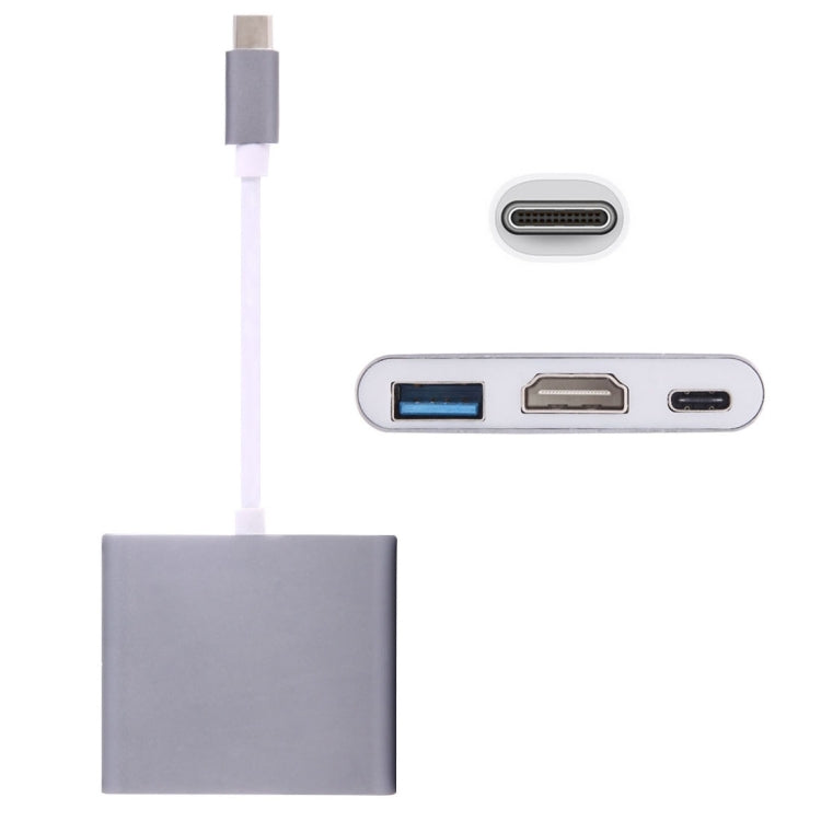 USB-C / Type-C 3.1 公頭轉 USB-C / Type-C 3.1 母頭及 HDMI 母頭及 USB 3.0 母頭轉接器，Type-C+USB+HDMI (J)、Type-C+USB+HDMI (G)、Type-C+USB+HDMI (B)、Type-C+USB+HDMI (S)
