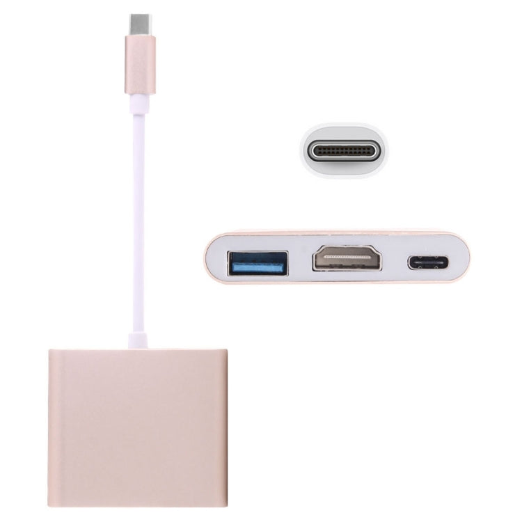 USB-C / Type-C 3.1 公頭轉 USB-C / Type-C 3.1 母頭及 HDMI 母頭及 USB 3.0 母頭轉接器，Type-C+USB+HDMI (J)、Type-C+USB+HDMI (G)、Type-C+USB+HDMI (B)、Type-C+USB+HDMI (S)