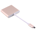 USB-C / Type-C 3.1 公頭轉 USB-C / Type-C 3.1 母頭及 HDMI 母頭及 USB 3.0 母頭轉接器，Type-C+USB+HDMI (J)、Type-C+USB+HDMI (G)、Type-C+USB+HDMI (B)、Type-C+USB+HDMI (S)