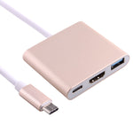 USB-C / Type-C 3.1 公頭轉 USB-C / Type-C 3.1 母頭及 HDMI 母頭及 USB 3.0 母頭轉接器，Type-C+USB+HDMI (J)、Type-C+USB+HDMI (G)、Type-C+USB+HDMI (B)、Type-C+USB+HDMI (S)