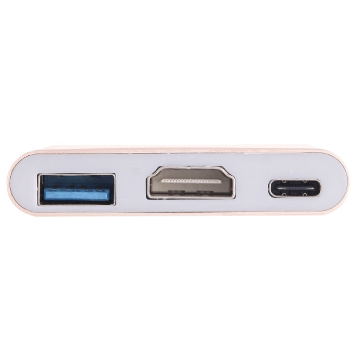 USB-C / Type-C 3.1 公頭轉 USB-C / Type-C 3.1 母頭及 HDMI 母頭及 USB 3.0 母頭轉接器，Type-C+USB+HDMI (J)、Type-C+USB+HDMI (G)、Type-C+USB+HDMI (B)、Type-C+USB+HDMI (S)