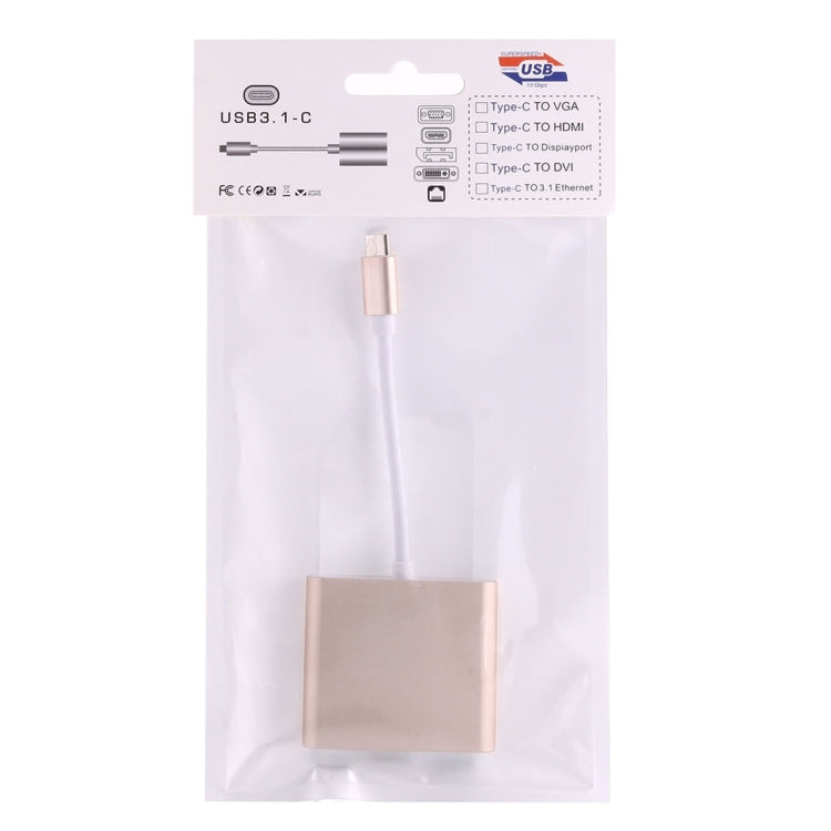 USB-C / Type-C 3.1 公頭轉 USB-C / Type-C 3.1 母頭及 HDMI 母頭及 USB 3.0 母頭轉接器，Type-C+USB+HDMI (J)、Type-C+USB+HDMI (G)、Type-C+USB+HDMI (B)、Type-C+USB+HDMI (S)
