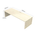 ORICO MSR-02-WD-BP 木紋電腦螢幕支架，尺寸：50 x 20 x 13.5 公分