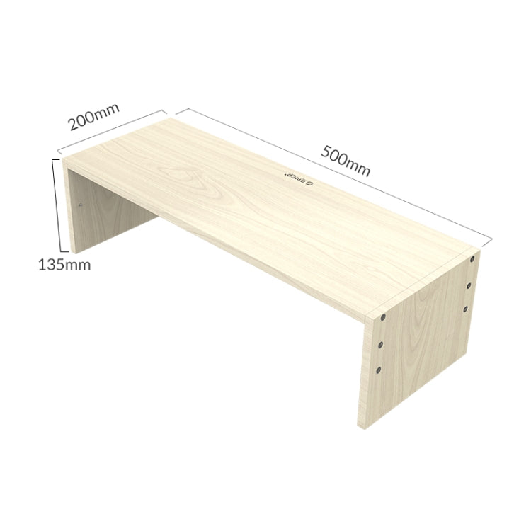ORICO MSR-02-WD-BP 木紋電腦螢幕支架，尺寸：50 x 20 x 13.5 公分