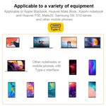 V125 USB-C / Type-C 公頭轉 PD + HDMI + USB 3.0 母頭三合一轉換器，三合一