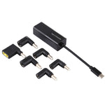 筆記型電腦電源轉接器 65W USB-C / Type-C 轉六合一電源轉接器