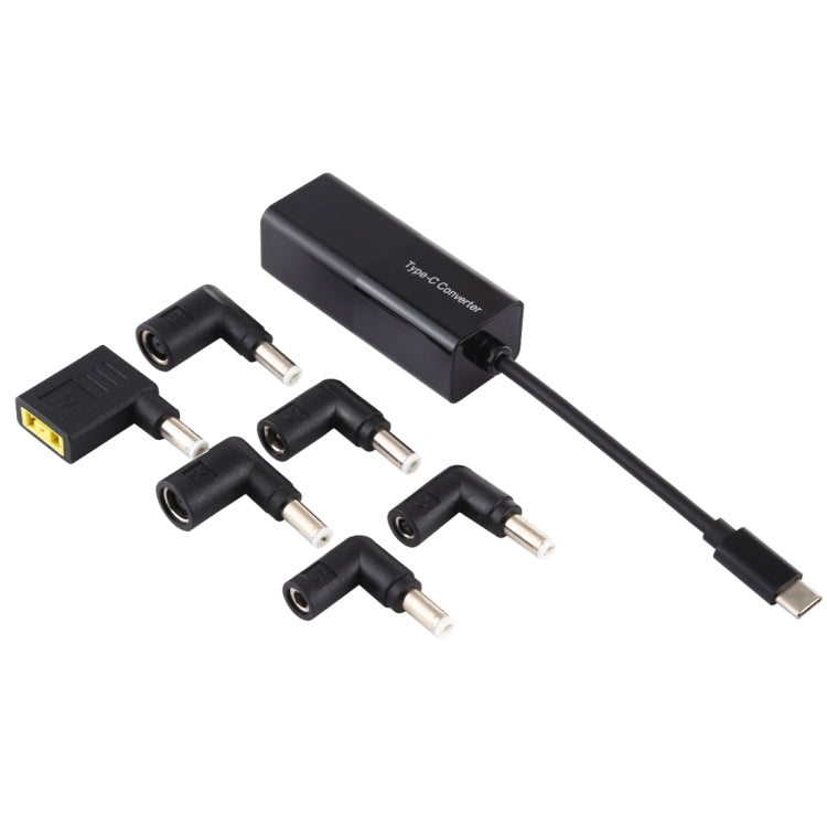 筆記型電腦電源轉接器 65W USB-C / Type-C 轉六合一電源轉接器