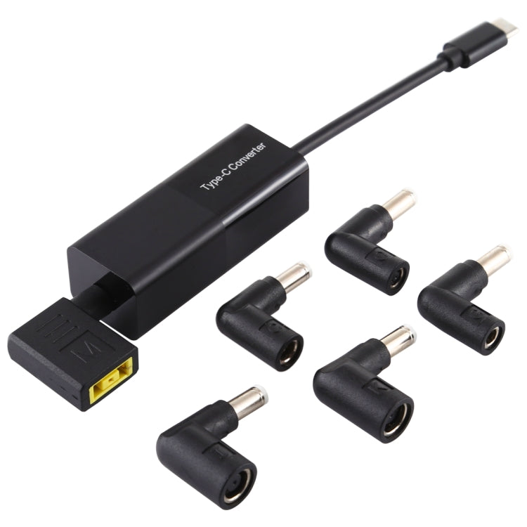 筆記型電腦電源轉接器 65W USB-C / Type-C 轉六合一電源轉接器