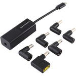 筆記型電腦電源轉接器 65W USB-C / Type-C 轉六合一電源轉接器