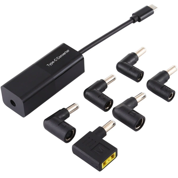 筆記型電腦電源轉接器 65W USB-C / Type-C 轉六合一電源轉接器